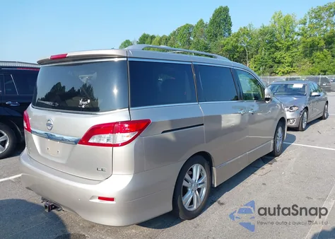 2013 Nissan Quest Le z USA, uszkodzony, nr VIN JN8AE2KP6D9064545